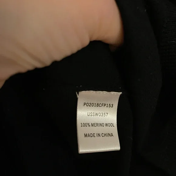 Universal Standard 3 Block Stripe 100% Merino Wool Sweater - Picture 5 of 5